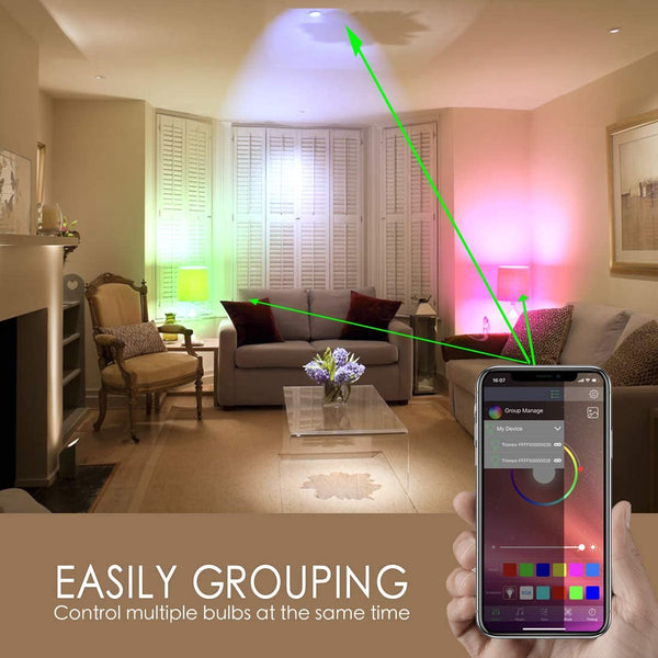 IFITech - 7W Bluetooth RGB (Multicolor) Smart LED Bulb