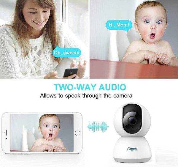 IFITech Full HD 1080P 2 MP · Smart pan & tilt camera for 360°coverage - Wireless IP Camera