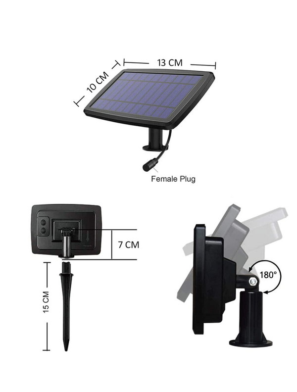 IFITech · Waterproof · Auto ON/OFF · 4 Modes Lighting · 10 LED G40 Bulbs · Solar Powered String Lights- 5.5 Meters