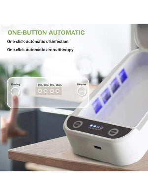 IFITech Portable UV sterilizer box, disinfection box for Mobile Phone, Razors, Nail Scissors, Glasses, Make Up Tools etc..