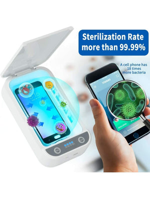 IFITech Portable UV sterilizer box, disinfection box for Mobile Phone, Razors, Nail Scissors, Glasses, Make Up Tools etc..