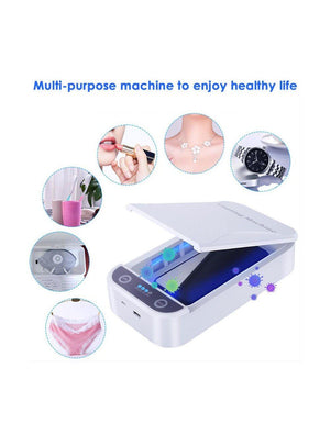 IFITech Portable UV sterilizer box, disinfection box for Mobile Phone, Razors, Nail Scissors, Glasses, Make Up Tools etc..