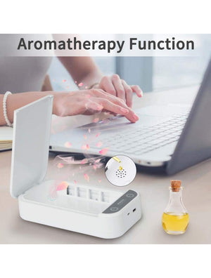 IFITech Portable UV sterilizer box, disinfection box for Mobile Phone, Razors, Nail Scissors, Glasses, Make Up Tools etc..