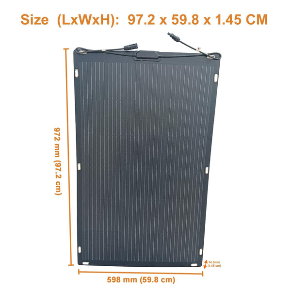 IFITech 100W Portable Waterproof Foldable Solar Panel Charger | Portable Power Station