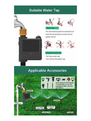 IFITech Automatic WiFi Garden Irrigation Timer | App Control, Compatible with Alexa & Google Home