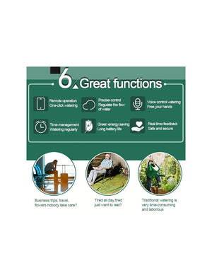 IFITech Automatic WiFi Garden Irrigation Timer | App Control, Compatible with Alexa & Google Home