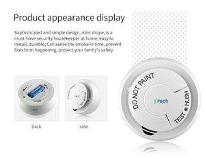 IFITech · Smart WiFi Control · Voice Control · Battery Powered · Smoke Detector