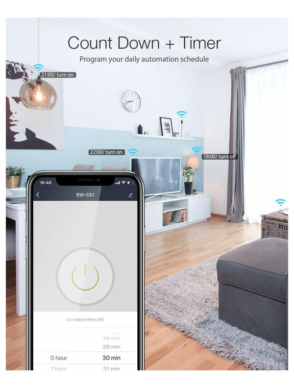 IFITech WiFi Timer Controller  Smart Switch | Remote / App Control - Pack Of 1