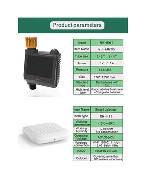 IFITech Automatic WiFi Garden Irrigation Timer | App Control, Compatible with Alexa & Google Home