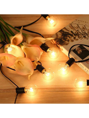 IFITech · Waterproof · Auto ON/OFF · 4 Modes Lighting · 10 LED G40 Bulbs · Solar Powered String Lights- 5.5 Meters