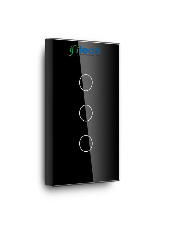 IFITech™ Smart Home Automation Touch Switch 3 Gang,WiFi Control Switch