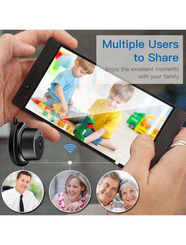 IFITech · 1080P Full HD Video Resolution · Baby Monitor · Night Vision · Hang Anywhere - WiFi Mini IP Camera