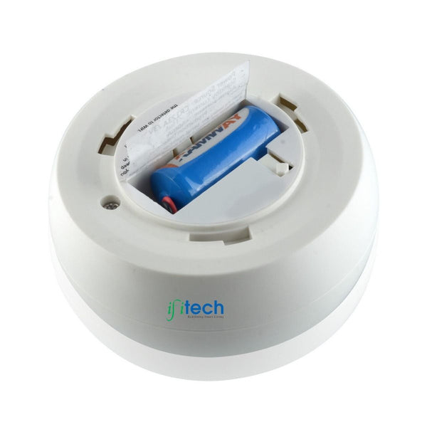 IFITech · Smart WiFi Control · Voice Control · Battery Powered · Smoke Detector