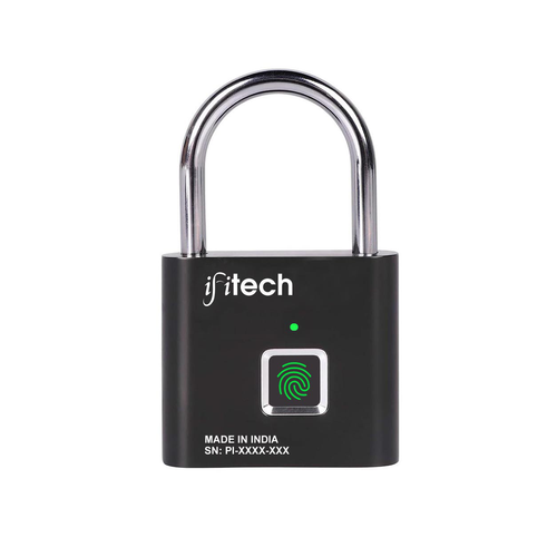 IFITech Fingerprint Lock – Smart Padlock with Keyless Biometric Access (USB Rechargeable)