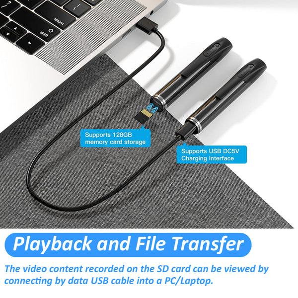 Eye4Spy 1080P HD Pen Camera – discreet hidden spy pen with built-in HD camera, loop recording, portable design, supports up to 128GB micro SD card, rechargeable battery, ideal for meetings, lectures, interviews, and personal security.