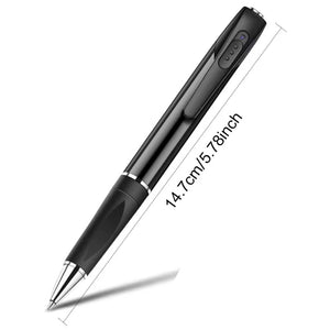 Eye4Spy 1080P HD Pen Camera – discreet hidden spy pen with built-in HD camera, loop recording, portable design, supports up to 128GB micro SD card, rechargeable battery, ideal for meetings, lectures, interviews, and personal security.