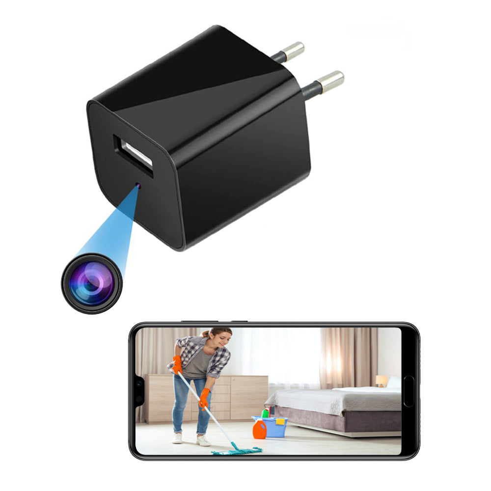 IFITech IFIADPTCAMWiFi 1080P Hidden WiFi USB Charger Camera | Home Sec