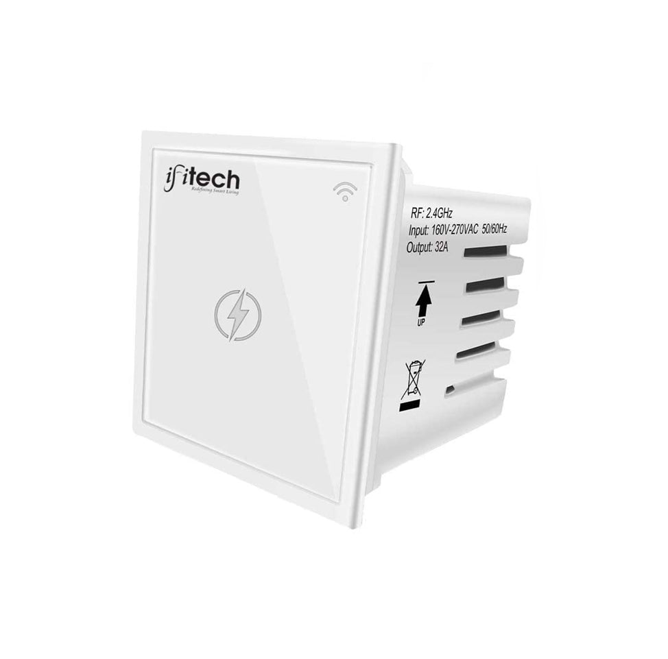 IFITech WiFi Smart Touch Switch (1 Gang)|Compatible with Alexa/Google