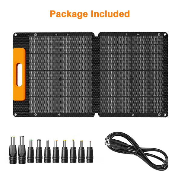 IFITech 60W Portable Waterproof Foldable Solar Panel Charger | Portable Power Station