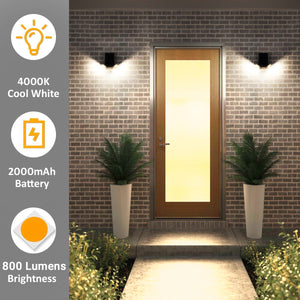 IFITech High Performance IFISWL-309 Outdoor Motion Sensor Solar Fence Lights
