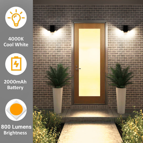 IFITech High Performance IFISWL-309 Outdoor Motion Sensor Solar Fence Lights