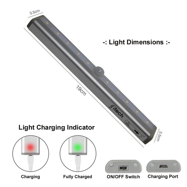 IFITech USB Rechargeable  Motion Sensor Light