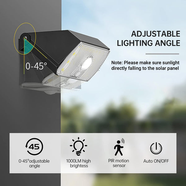 IFITech SLL301 Solar Motion Sensor Wall Lights
