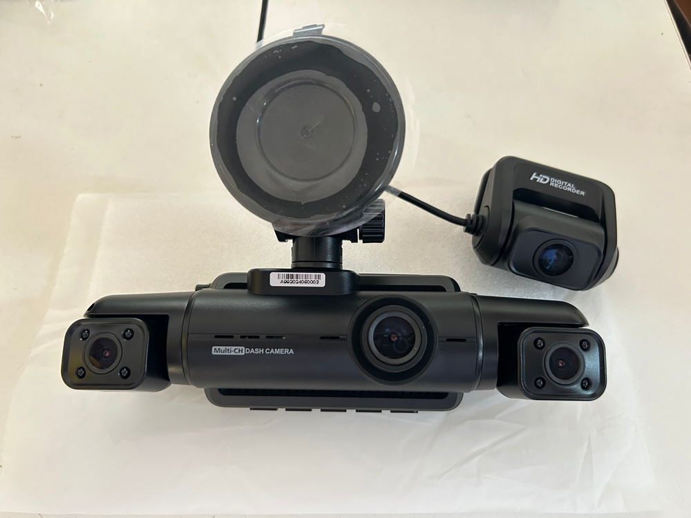 IFITech 5-Channel 4K Dash Cam System | Front, Rear, Left, Right & Cabin Cameras | Smart Life App, Night Vision, Parking Mode, G-Sensor, WiFi, Loop Recording