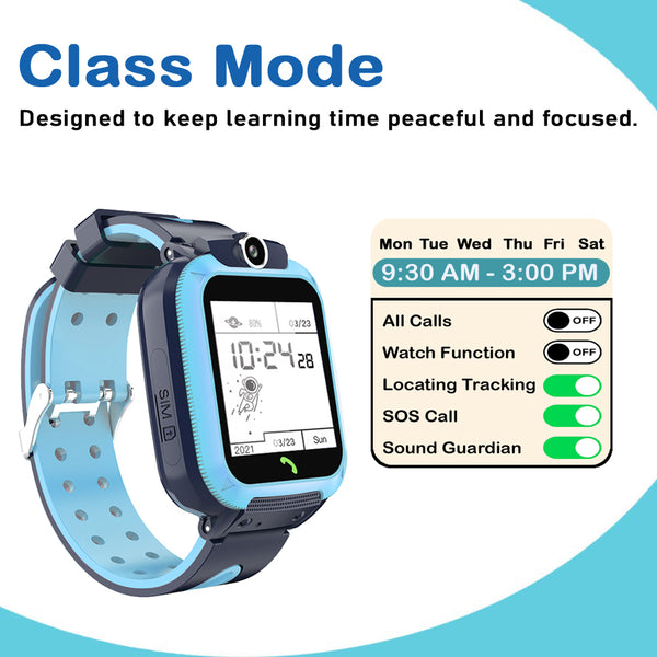 SeTracker "L2-Lite" 4G Calling Kids Smart Watch for Boys & Girls