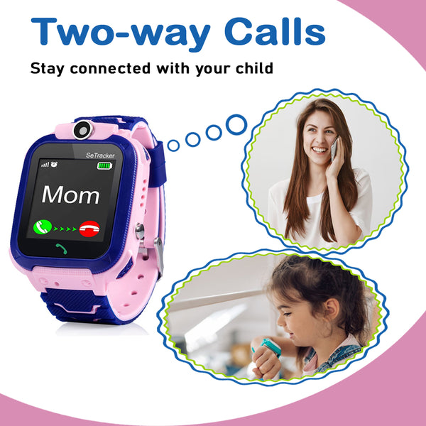 SeTracker M1 Calling Kids Smart Watch for Boys & Girls