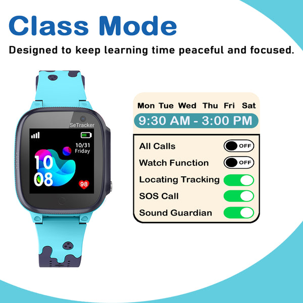 SeTracker M2 Calling Kids Smart Watch for Boys & Girls