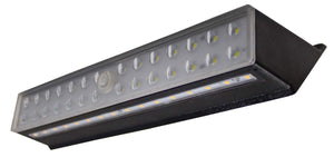 IFITech Solar LED Light - Dual Lighting - Wall Washer Warm White Lights & Motion Sensor Wall Light - Cool White