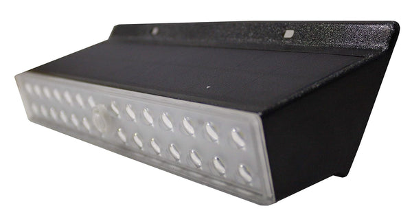 IFITech Solar LED Light - Dual Lighting - Wall Washer Warm White Lights & Motion Sensor Wall Light - Cool White