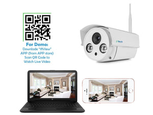 Foscam FI9803P HD 720P Wireless Plug and Play IP Camera with Night Vision (White)