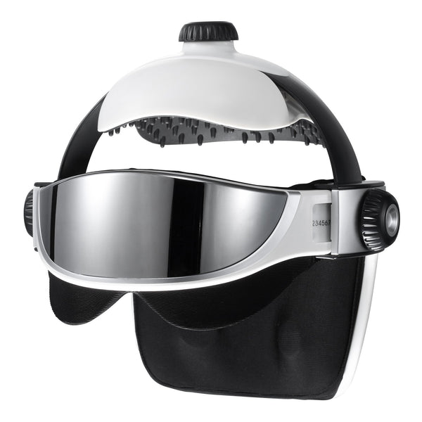 IFITech Head and Eye Massager Helmet with Acupressure, Heat, Air Pressure & Music