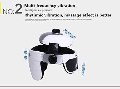 IFITech Head and Eye Massager Helmet with Acupressure, Heat, Air Pressure & Music