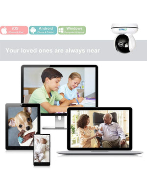 IFITech 720p HD Wi-Fi Pan/Tilt Dome Camera - Smart Life App
