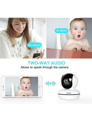 IFITech 720p HD Wi-Fi Pan/Tilt Dome Camera - Smart Life App