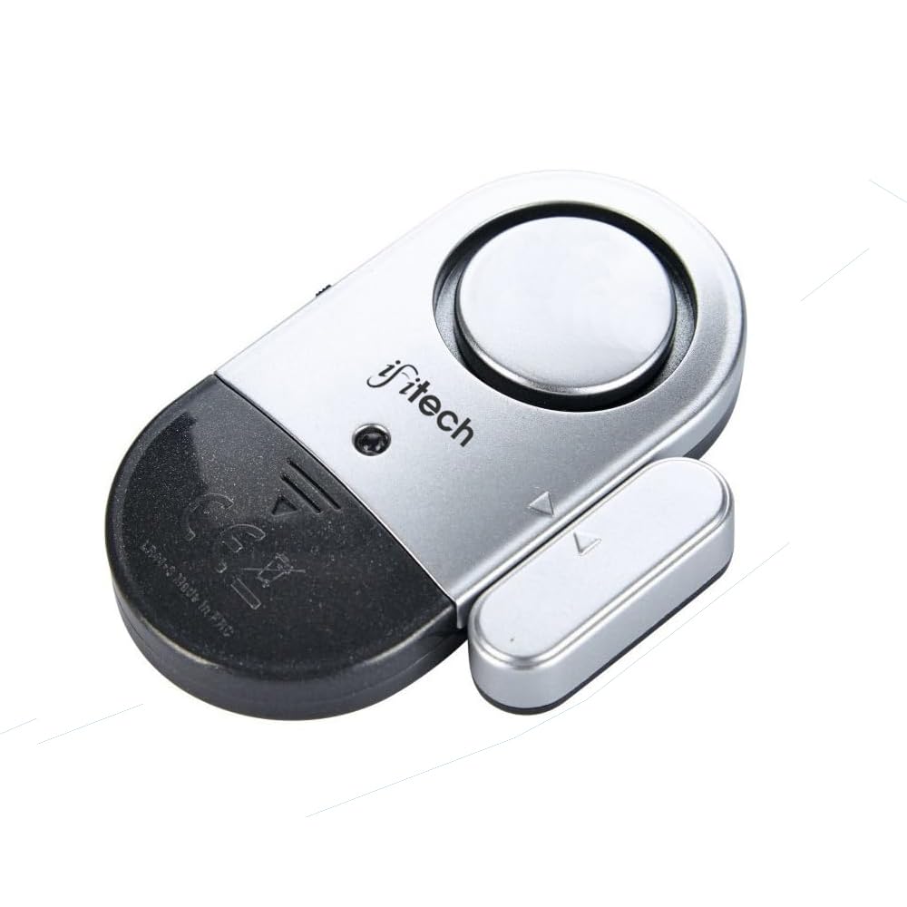 IFITech Wireless Door and Window Alarm for Home Security – 120dB Loud Siren