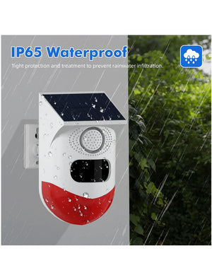 IFITech Solar Motion Detector Siren Alarm