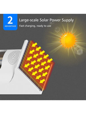 IFITech Solar Motion Detector Siren Alarm