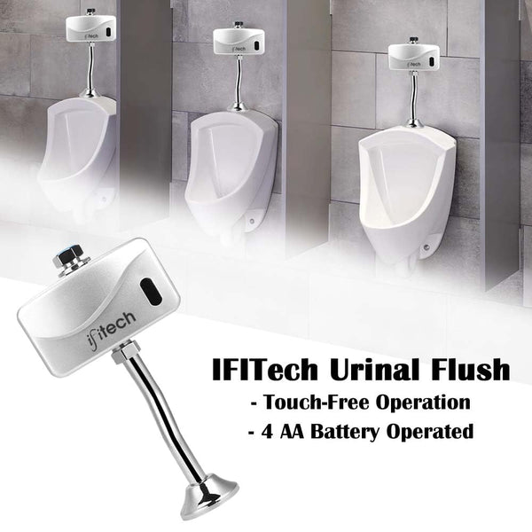 IFITech Automatic Urinal Flush Valve with Infrared Sensor