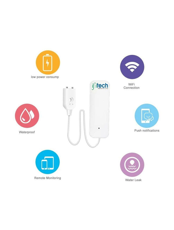 IFITech WiFi Water Leakage Detector | App Control