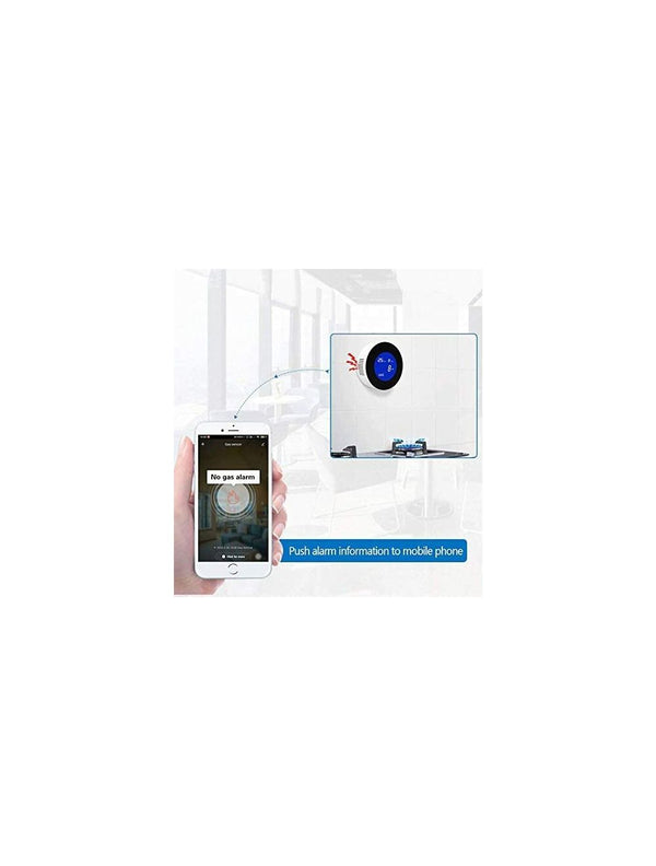 IFITech WiFi  LPG Gas Leak Detector / Alarm | LED Digital Display | App Control