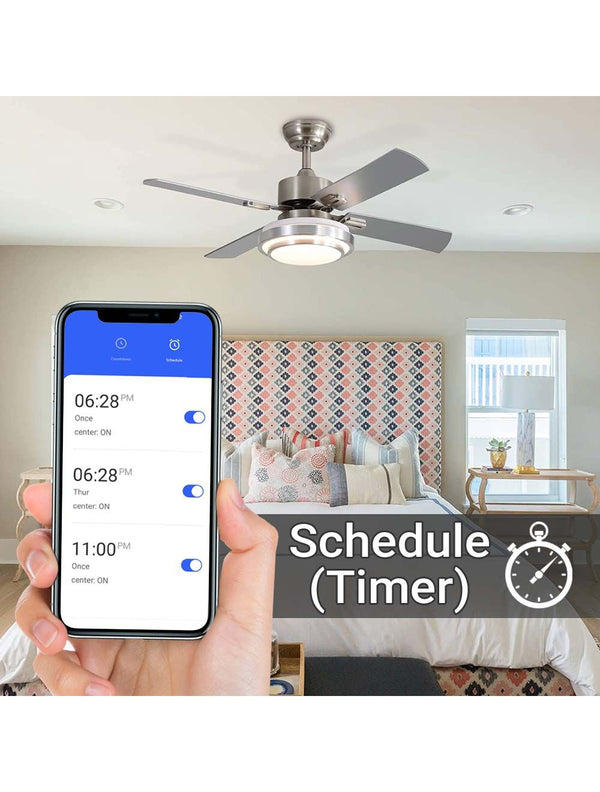 IFITech  Smart WiFi Touch Switch - Fan (Dimmer) |  Compatible  with Alexa/Google Home | APP Control