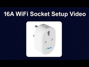 IFITech 16A Smart Wifi Socket, Compatible with Alexa/App (iOS/Android)