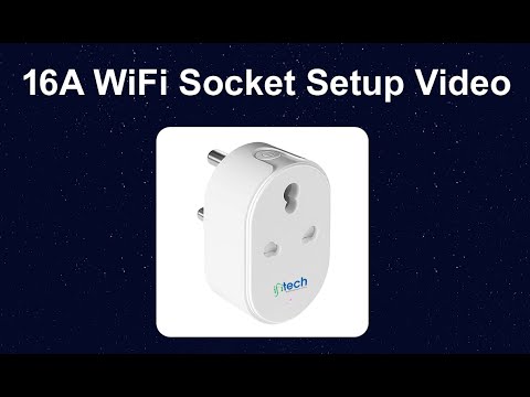 IFITech 16A Smart Wifi Socket, Compatible with Alexa/App (iOS/Android)