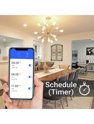 IFITech WiFi Smart Touch Switch (2 Gang) |Compatible  with Alexa/Google Home | App Control