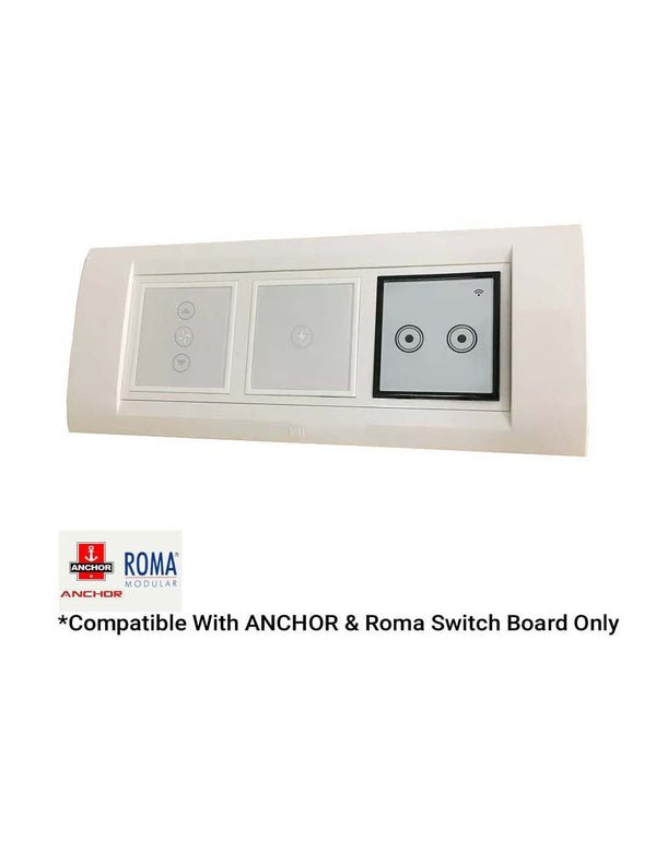 IFITech WiFi Smart Touch Switch (2 Gang) |Compatible  with Alexa/Google Home | App Control