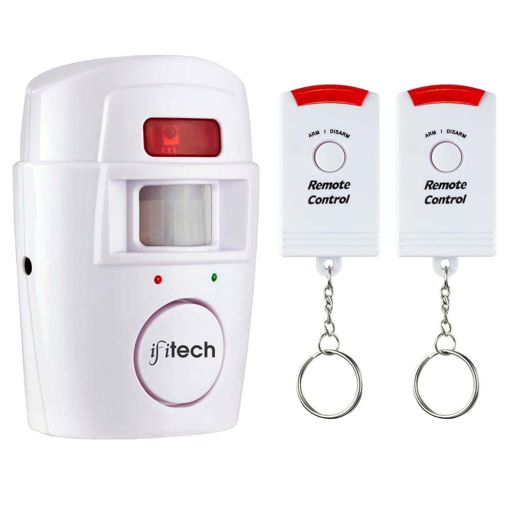 IFITech Motion Sensor Alarm with 105 dB Siren